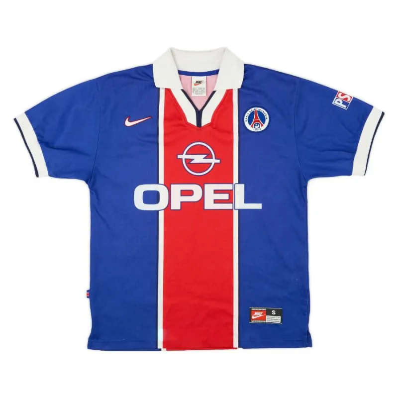 Paris Saint-Germain 1997/98 Maillot domicile rétro - Bleu/Rouge