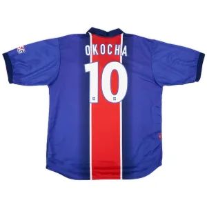 Paris Saint-Germain OKOCHA 1998/99 Camiseta retro local - Azul/Roja