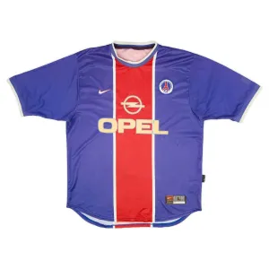 Paris Saint-Germain 1999/2000 Maglia casalinga retrò - Blu/Rossa