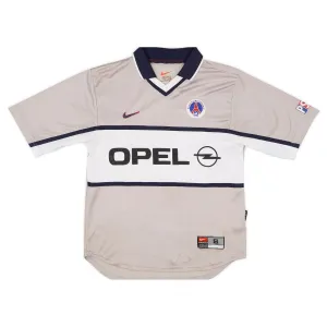 Paris Saint-Germain 1999/2000 Maglia da trasferta retrò - Grigia