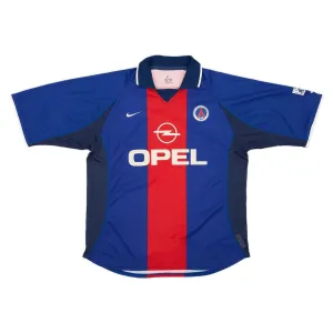 Paris Saint-Germain 2000/01 Maglia casalinga retrò - Blu/Rossa