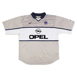 Paris Saint-Germain 2000/01 Maglia da trasferta retrò - Grigia
