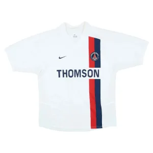 Paris Saint-Germain 2002/03 Maglia da trasferta retrò - Bianca