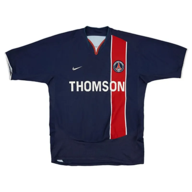 Paris Saint-Germain 2003/04 Maglia casalinga retrò - Blu/Rossa