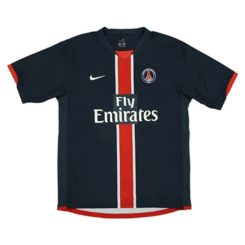 Paris Saint-Germain GALLARDO 2006/07 Retro Home Jersey - Blue/Red