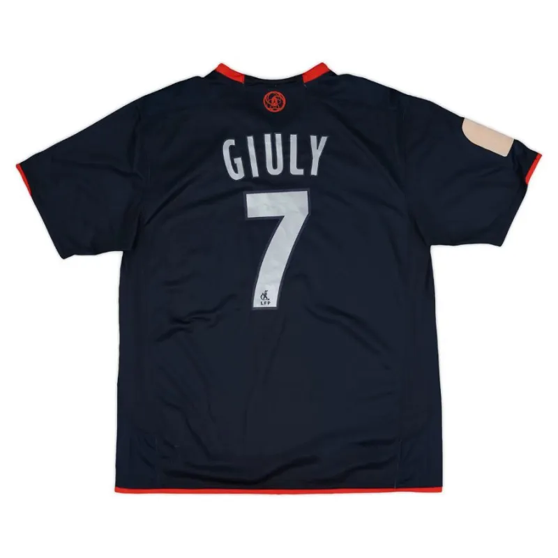 Paris Saint-Germain GIULY 2007/08 Retro Home Jersey - Blue/Red
