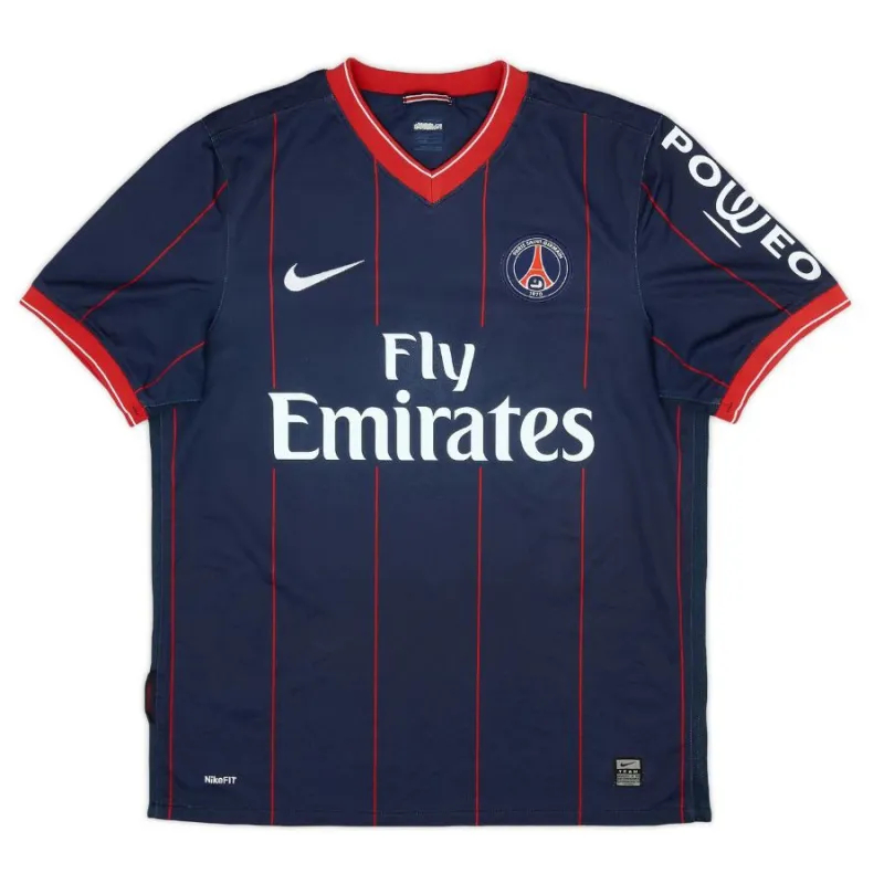 Paris Saint-Germain GIULY 2009/10 Retro-Heimtrikot - Blau/Rot