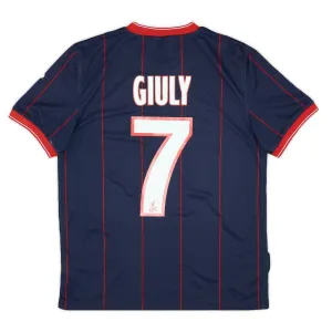 Paris Saint-Germain GIULY 2009/10 Camiseta retro local - Azul/Roja