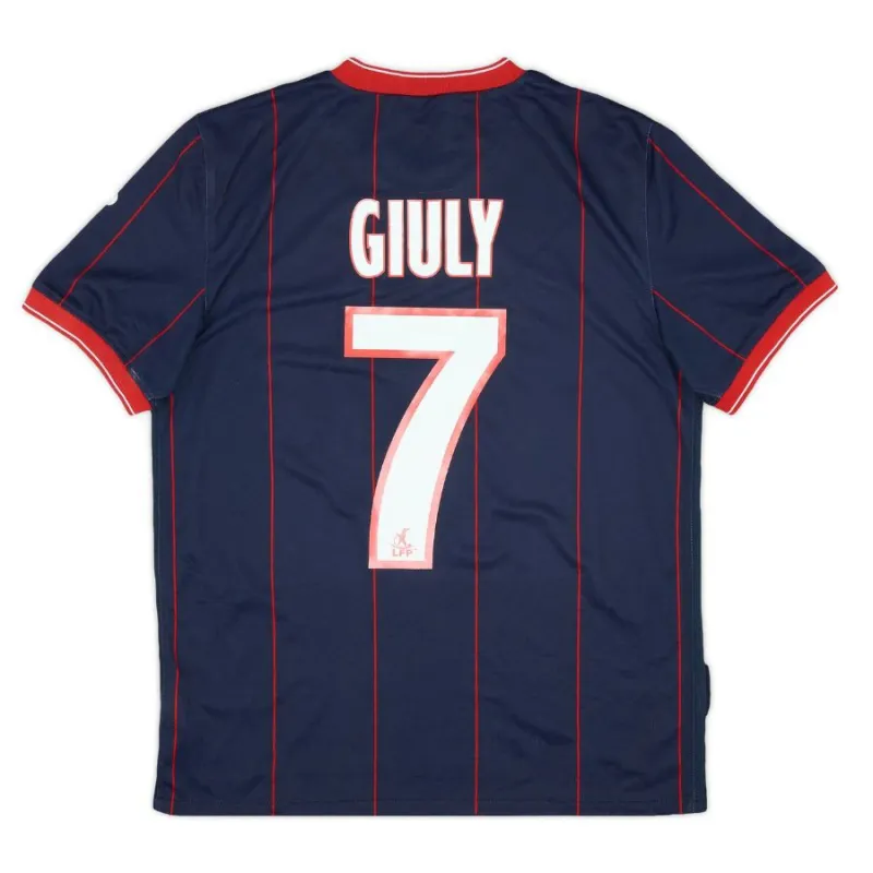 Paris Saint-Germain GIULY 2009/10 Retro-Heimtrikot - Blau/Rot