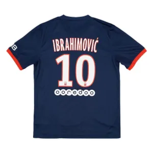Paris Saint-Germain IBRAHIMOVIC 2013/14 Camiseta retro local - Azul/Roja