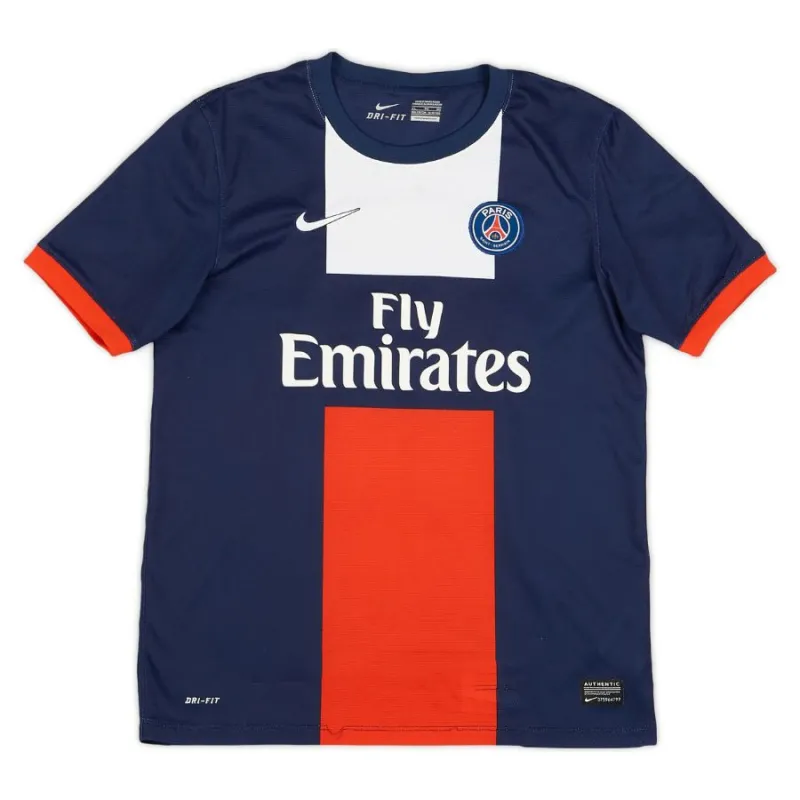 Paris Saint-Germain LUCAS 2013/14 Retro Home Jersey - Blue/Red