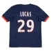 Paris Saint-Germain LUCAS 2013/14 Retro Home Jersey - Blue/Red