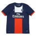 Paris Saint-Germain T.SILVA 2013/14 Retro Home Jersey - Blue/Red