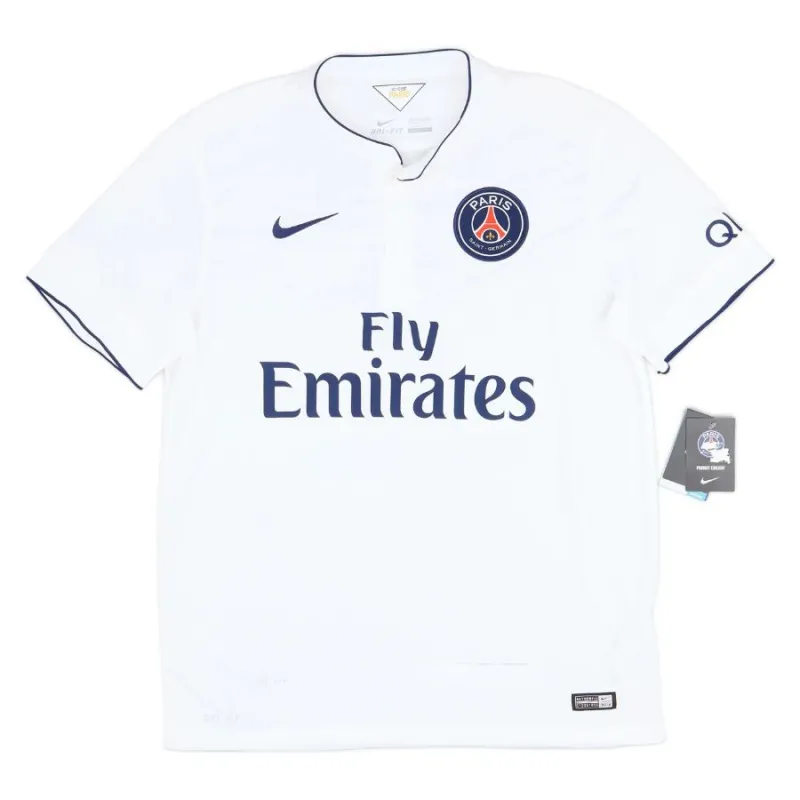 Paris Saint-Germain T.SILVA 2014/15 Retro Away Jersey - White