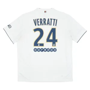 Paris Saint-Germain VERRATTI 2014/15 Camiseta retro visitante - Blanca