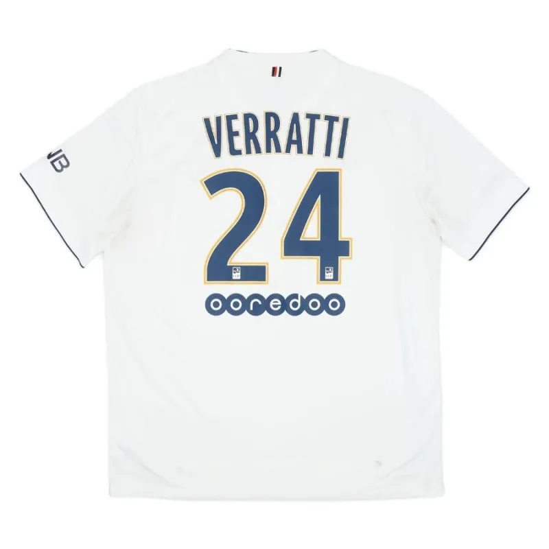Paris Saint-Germain VERRATTI 2014/15 Retro Away Jersey - White