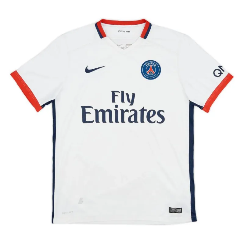 Paris Saint-Germain VERRATTI 2015/16 Retro Away Jersey - White