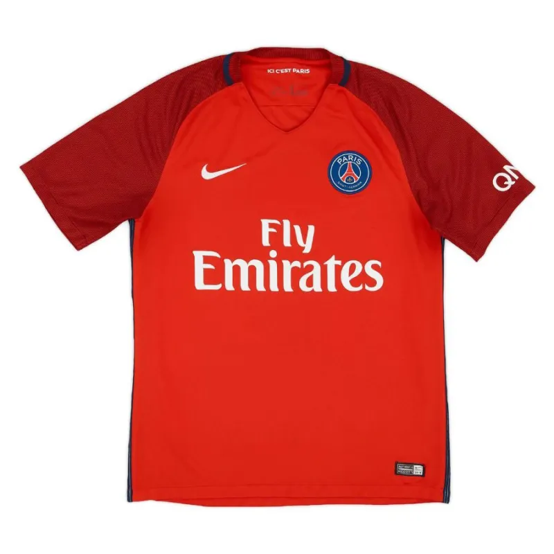 Paris Saint-Germain 2016/17 Retro Away Jersey - Red