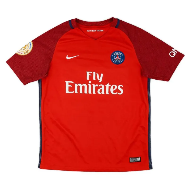 Paris Saint-Germain DRAXLER 2016/17 Retro Away Jersey - Red