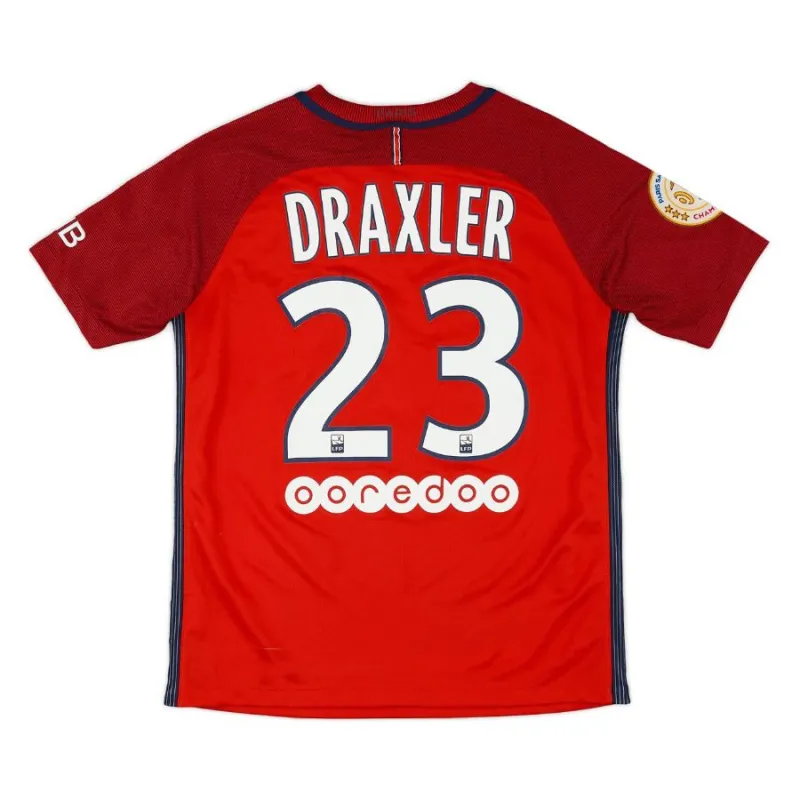 Paris Saint-Germain DRAXLER 2016/17 Retro Away Jersey - Red