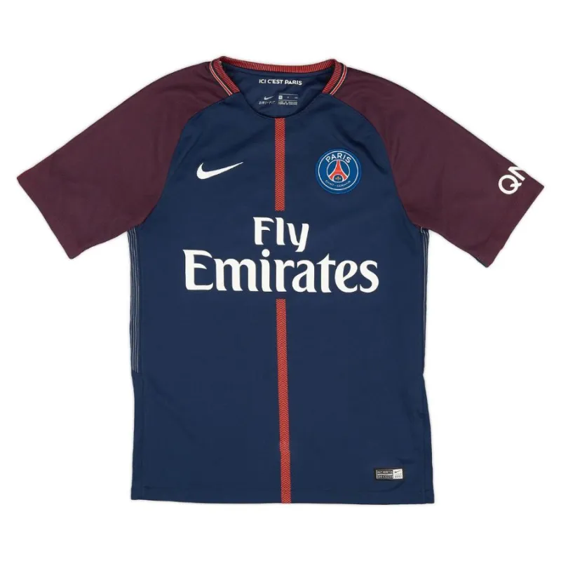 Paris Saint-Germain 2017/18 Retro-Heimtrikot - Blau