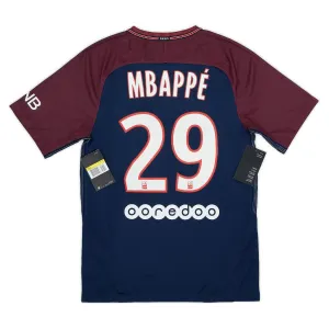 Paris Saint-Germain MBAPPE 2017/18 Camiseta retro local - Azul