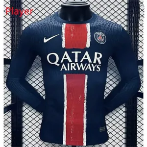 Paris Saint-Germain 2024/25 Home Long Sleeve Player Jersey - Blue