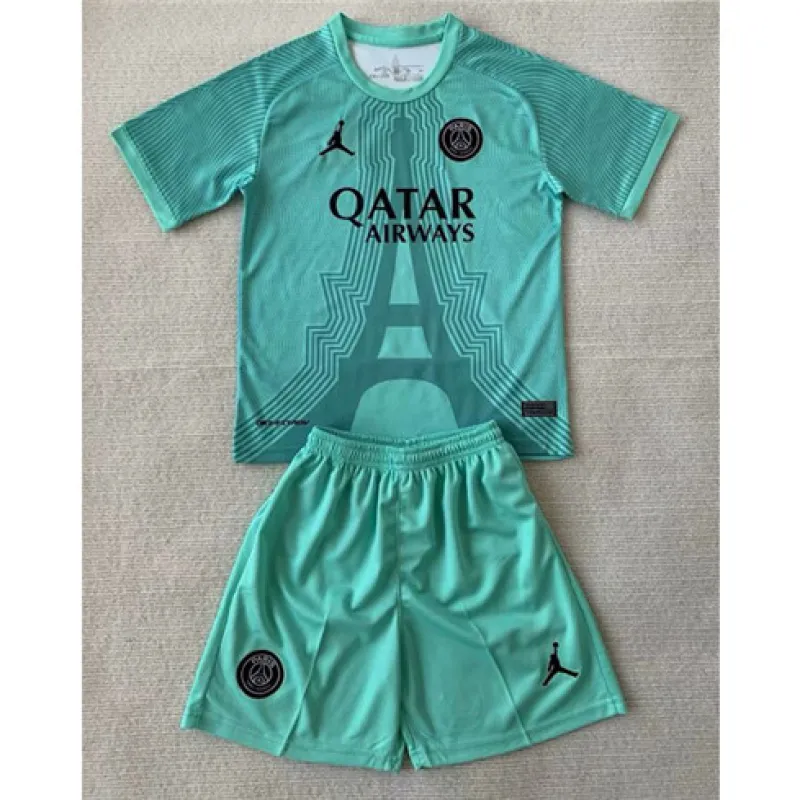 Maillot et shorts pour enfants de Paris Saint-Germain 2024/25 - Vert