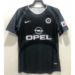 Tercer camiseta retro de Paris Saint - Germain 2001 - Negro