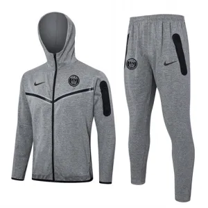 Paris Saint - Germain Kapuzen Sportjacke 2024/25 - Grau