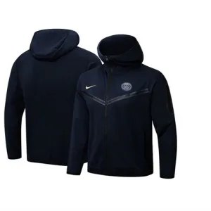 Chaqueta deportiva con capucha de Paris Saint - Germain 2024/25 - Azul