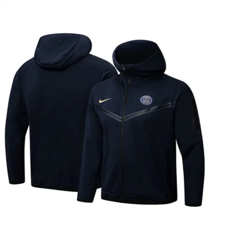Chaqueta deportiva con capucha de Paris Saint - Germain 2024/25 - Azul