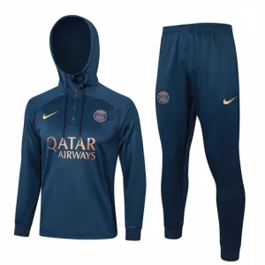 Ropa deportiva con capucha para niños de Paris Saint-Germain 2024/25 - Azul