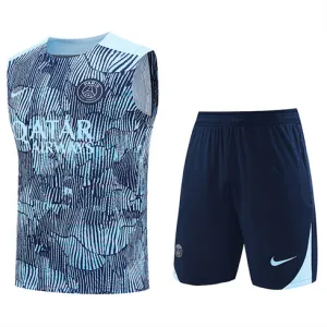 Paris Saint-Germain Shorts- und Weste-Set 2024/25 - Blau