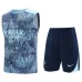 Paris Saint-Germain Shorts- und Weste-Set 2024/25 - Blau