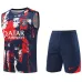 Paris Saint-Germain Shorts- und Weste-Set 2024/25 - Blau