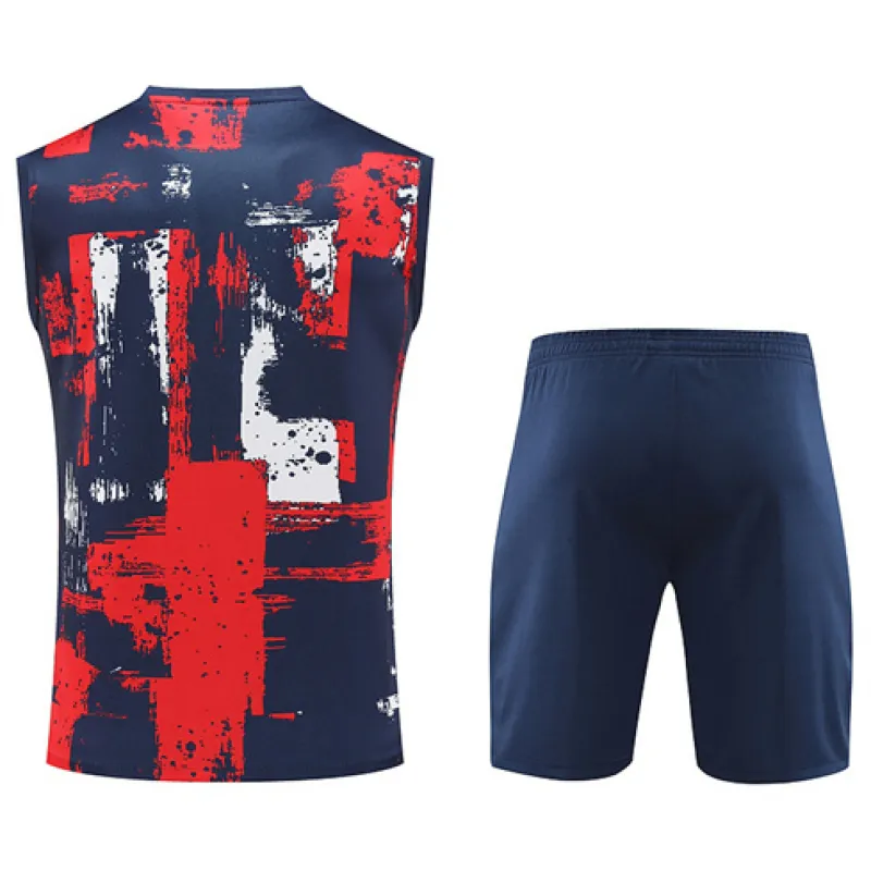 Paris Saint-Germain Shorts- und Weste-Set 2024/25 - Blau