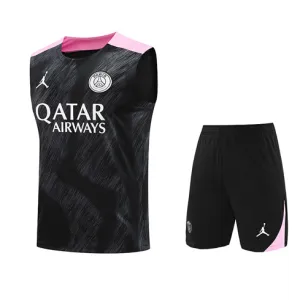 Paris Saint-Germain Shorts- und Weste-Set 2024/25 - Schwarz