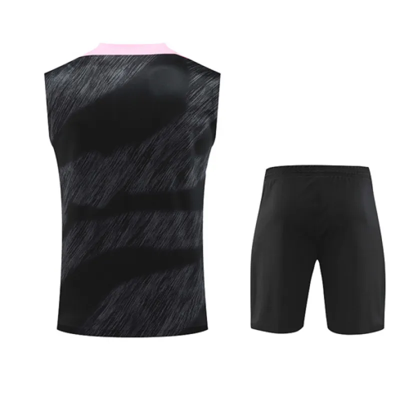 Paris Saint-Germain shorts and vest set 2024/25 - Black