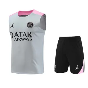 Paris Saint-Germain Shorts- und Weste-Set 2024/25 - Grau