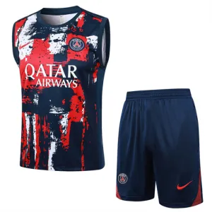 Paris Saint-Germain Shorts- und Weste-Set 2024/25 - Blau