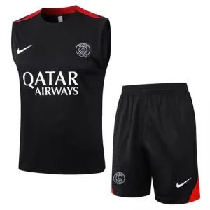 Paris Saint-Germain Shorts- und Weste-Set 2024/25 - Schwarz