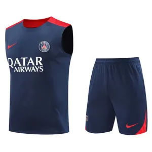 Paris Saint-Germain Shorts- und Weste-Set 2024/25 - Blau