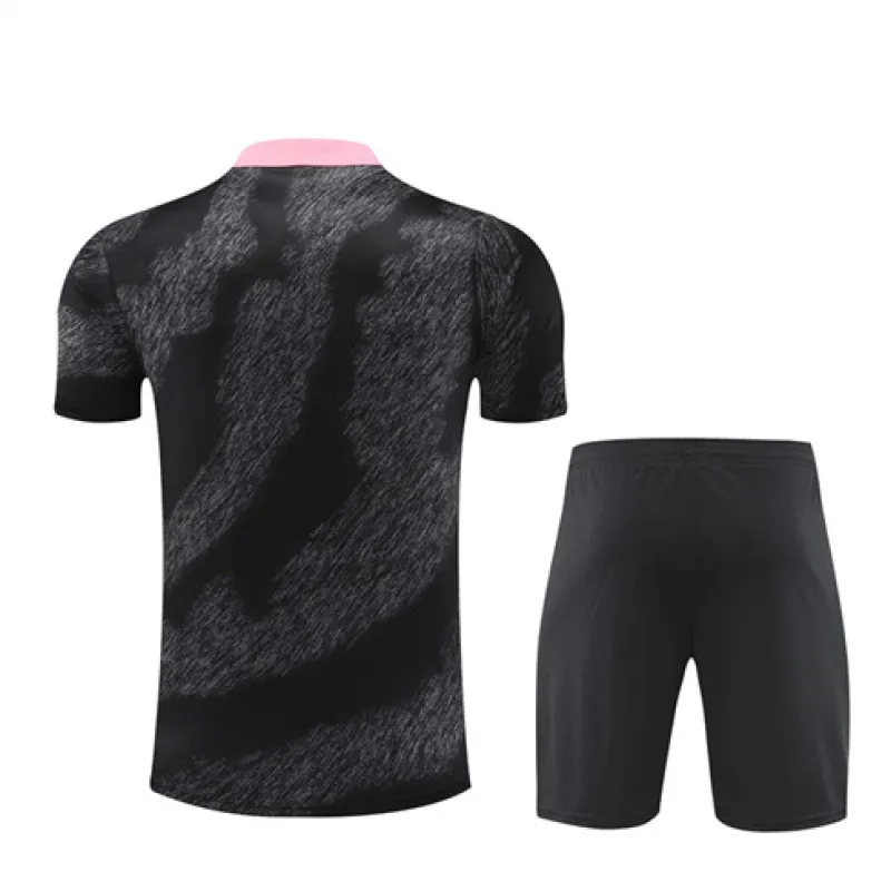 Paris Saint-Germain children's training jersey + shorts 2024/25 - Black