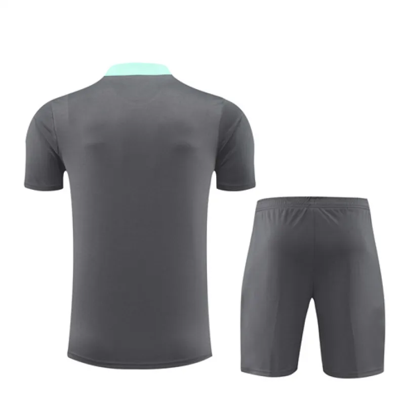 Paris Saint-Germain Kinder-Trainingstrikot + Shorts 2024/25 - Grau