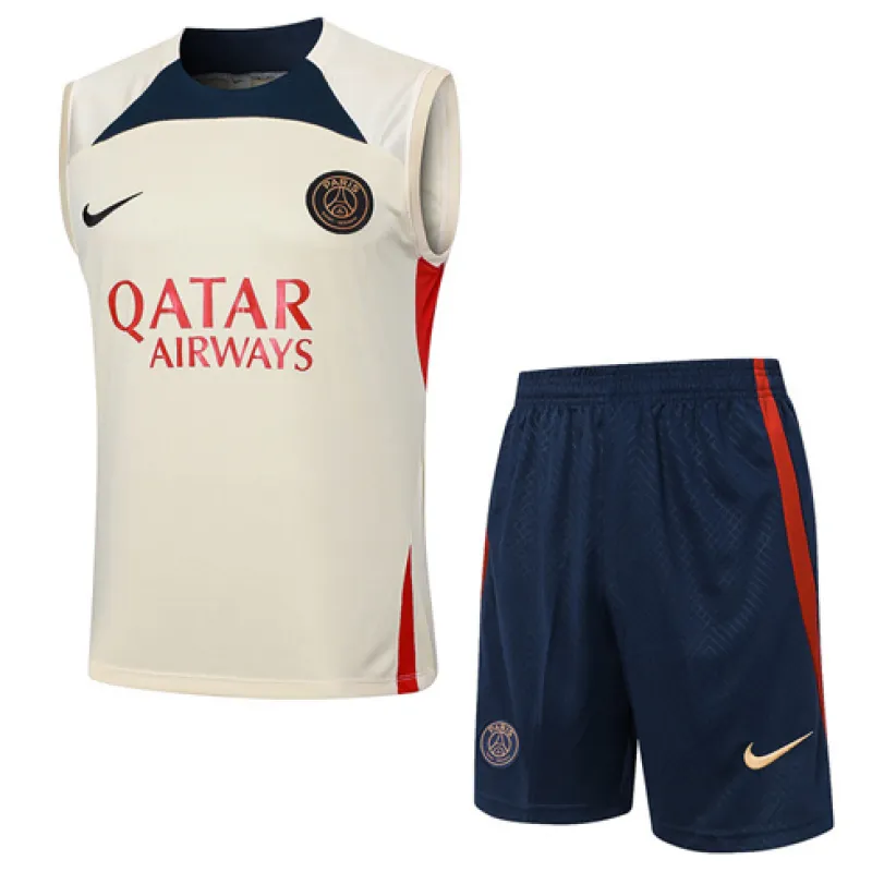 Paris Saint-Germain shorts and vest set 2024/25 - Apricot