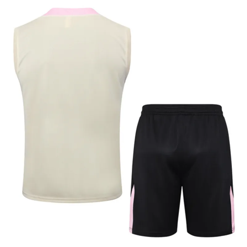 Paris Saint-Germain shorts and vest set 2024/25 - Yellow