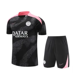 Paris Saint-Germain training jersey + shorts 2024/25 - Black