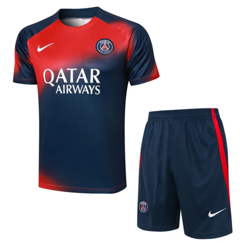 Paris Saint-Germain training jersey + shorts 2024/25 - Blue