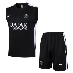Paris Saint-Germain Shorts- und Weste-Set 2024/25 - Schwarz